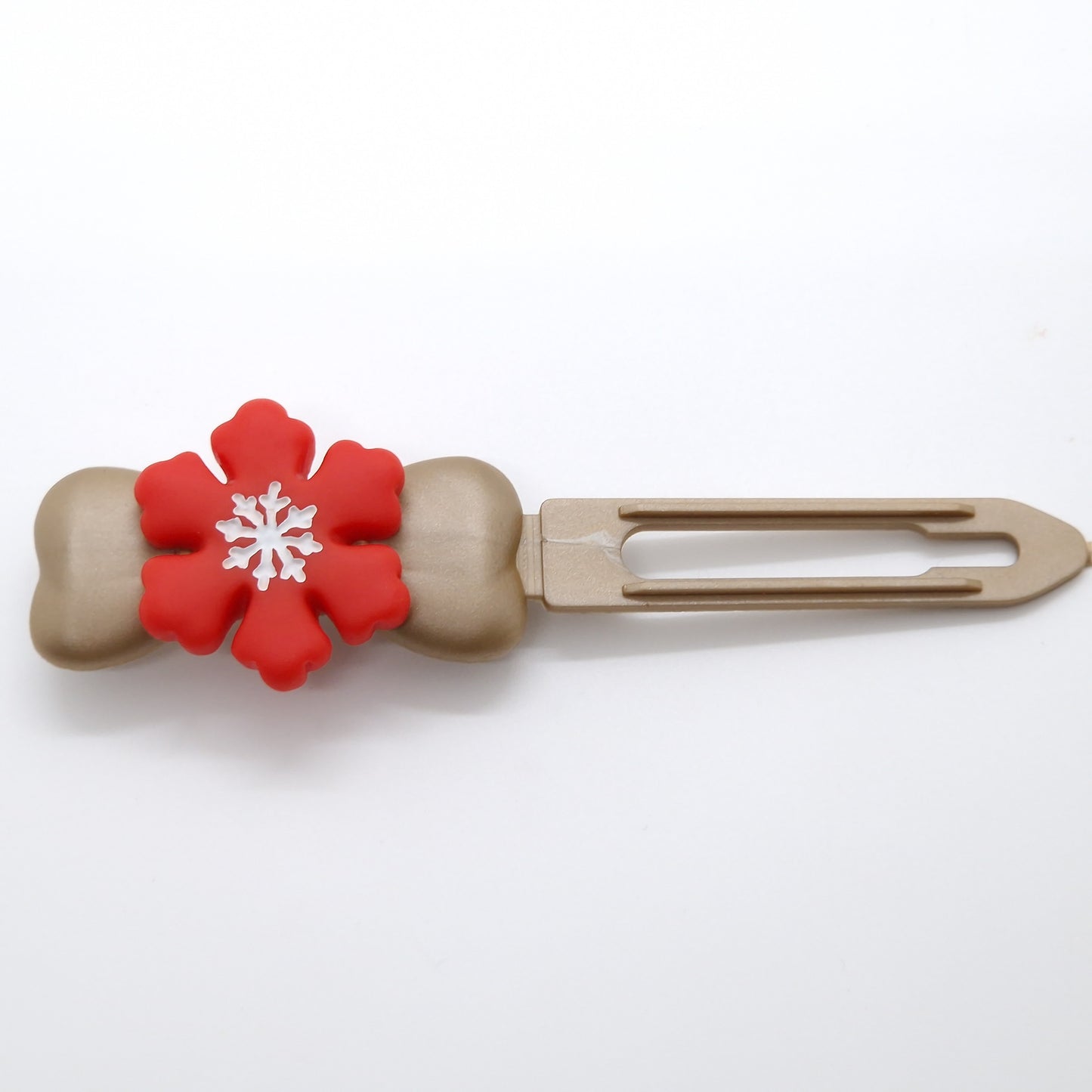 Snowflake on 4.5cm Clip