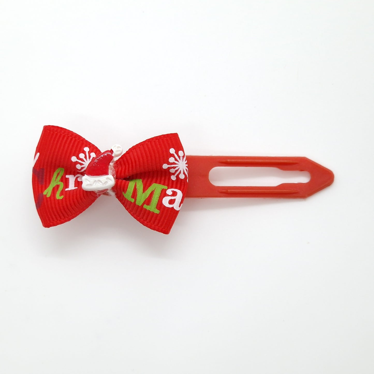 Christmas Soft Bow on 3.5cm Clip