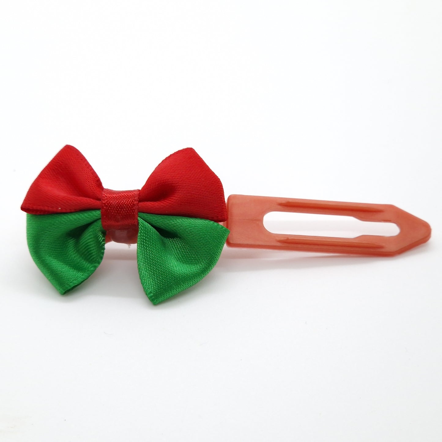 Christmas Soft Bow on 3.5cm Clip