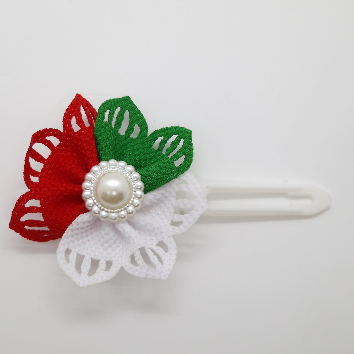 Christmas Soft Bow on 4.5cm Clip