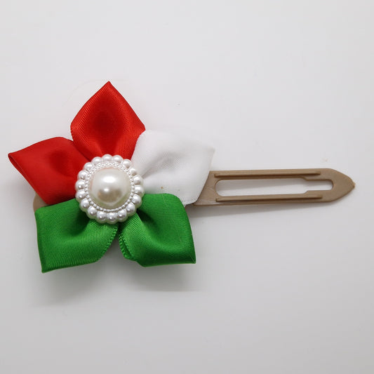 Christmas Soft Bow on 4.5cm Clip