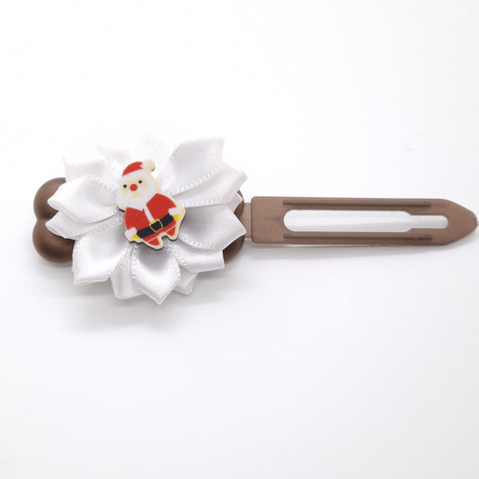 Christmas Soft Bow on 4.5cm Clip