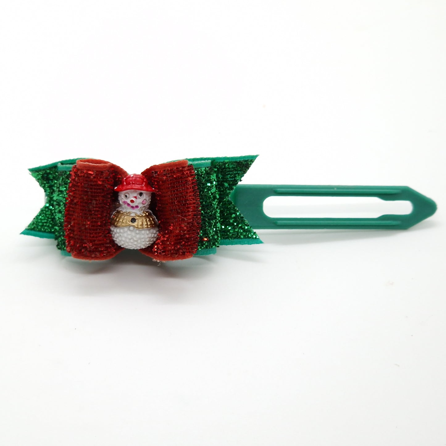 Christmas Soft Bow on 4.5cm Clip