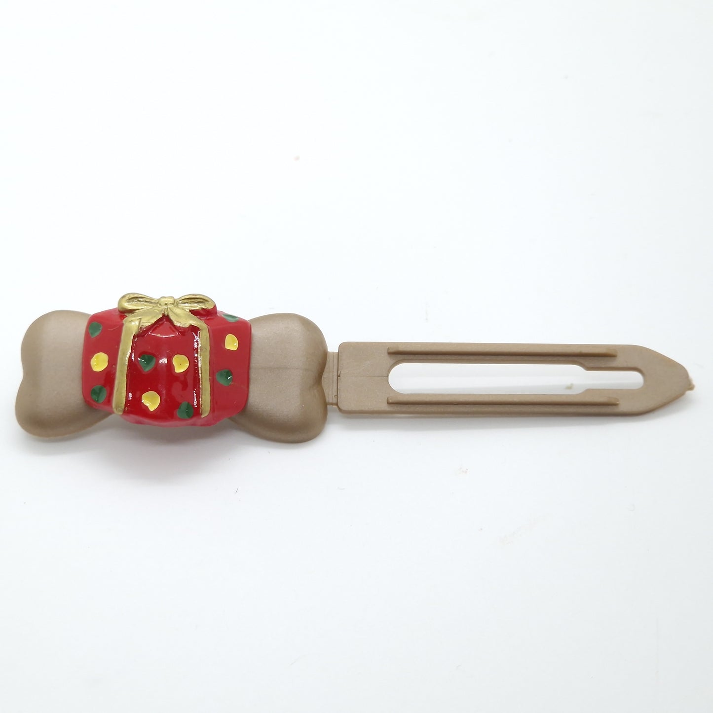 Christmas Present Barrette on 4.5cm Novelty clip