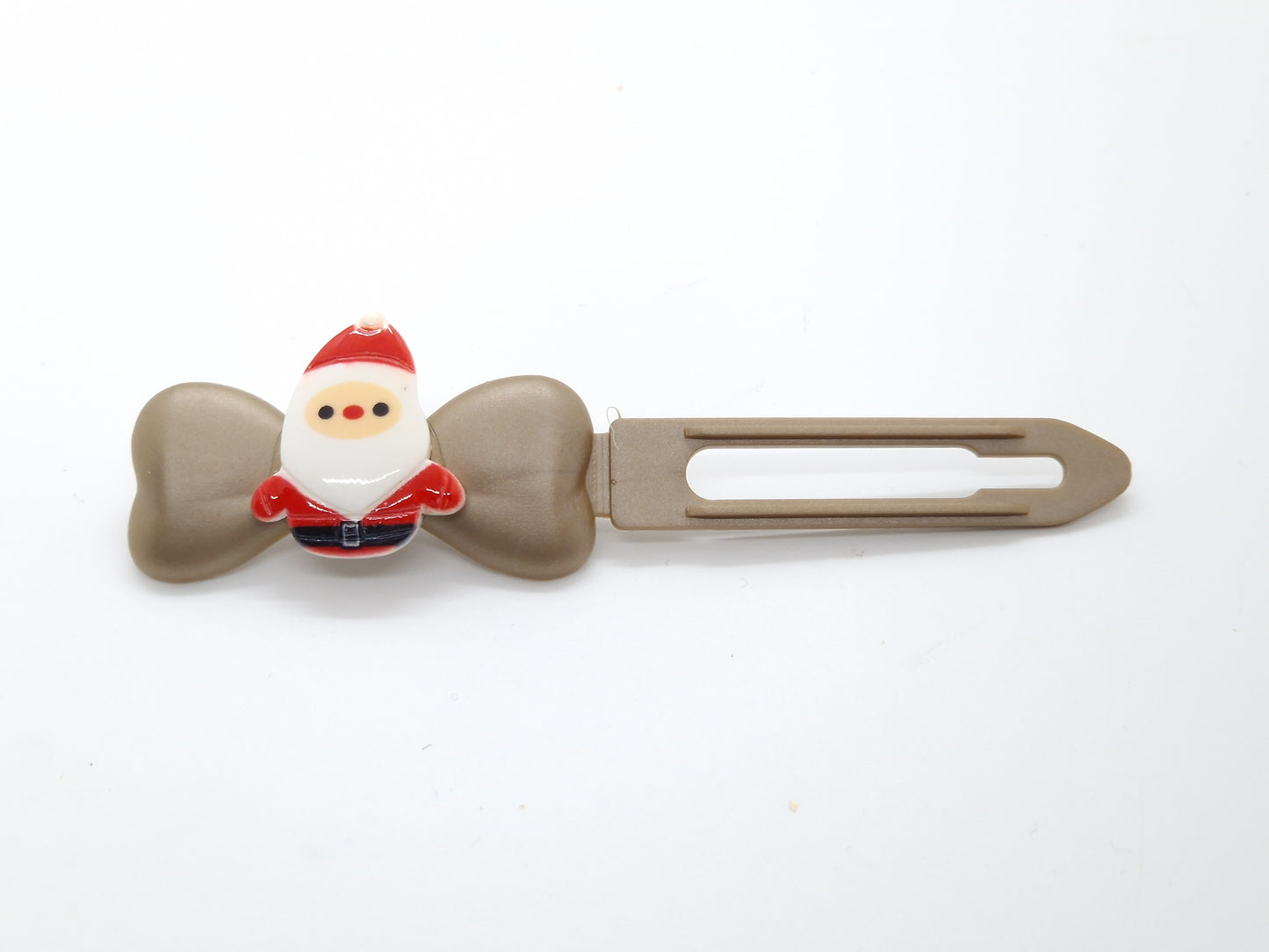 Christmas Santa Barrette 4.5cm Novelty clip