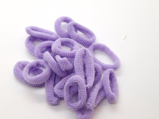 Light Purple Top Knot Soft Elastics