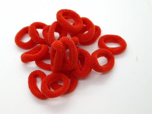 Red Top Knot Soft Elastics