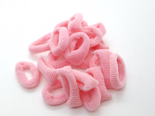 Baby Pink Top Knot Soft Elastics