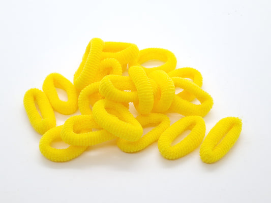 Dark Yellow Top Knot Soft Elastics