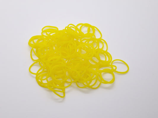 Yellow Rubber Top Knot Elastics