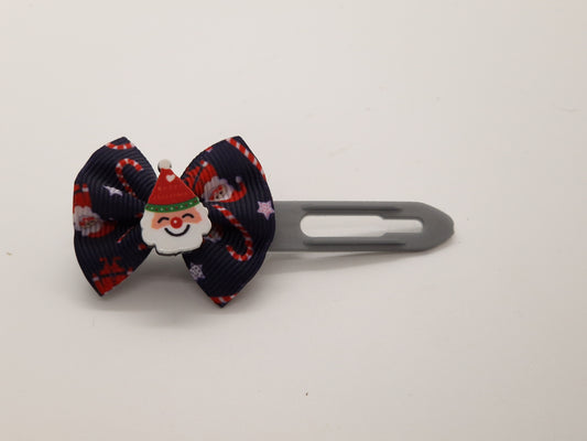 Christmas Soft Bows on 3.5cm Clips