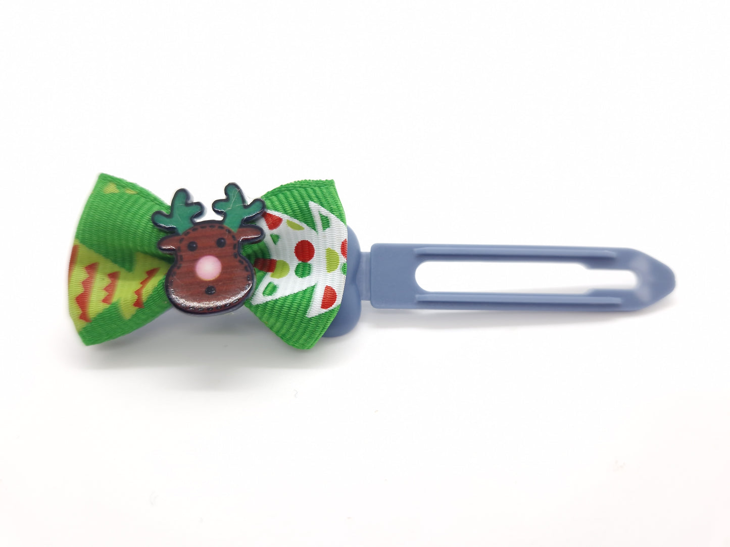 Christmas Soft Bows on 4.5cm Clips