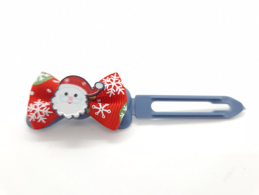 Christmas Soft Bows on 4.5cm Clips