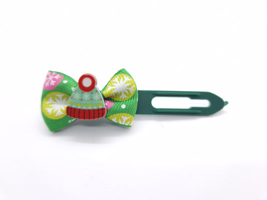 Christmas Soft Bows on 3.5cm Clips