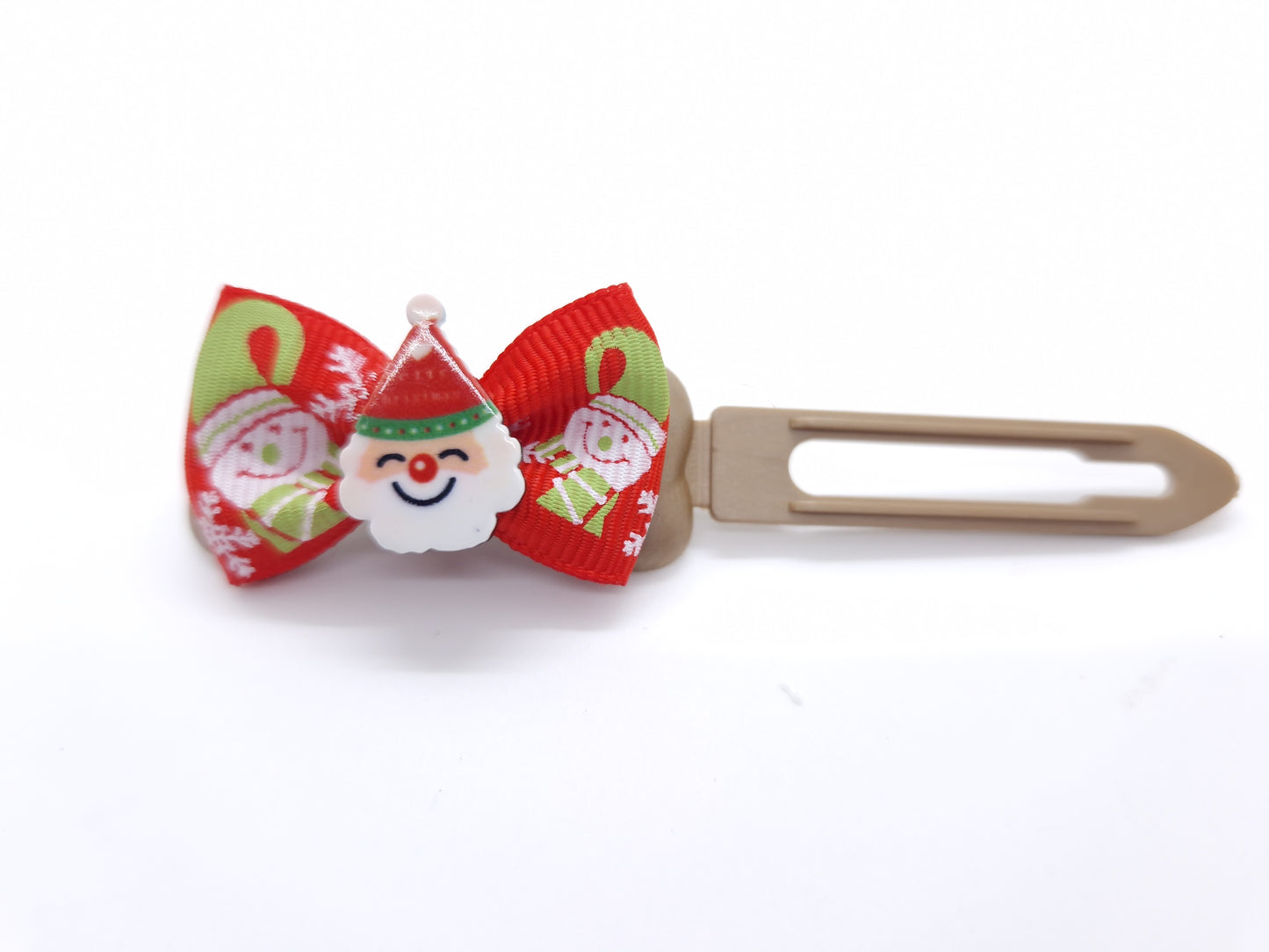 Christmas Soft Bows on 4.5cm Clips