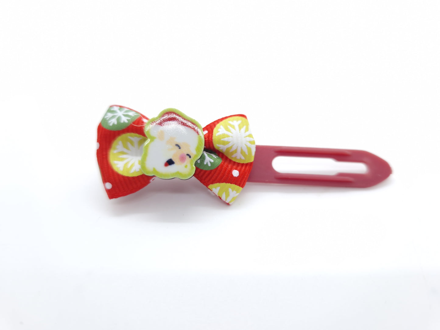 Christmas Soft Bows on 3.5cm & 4.5cm Clips