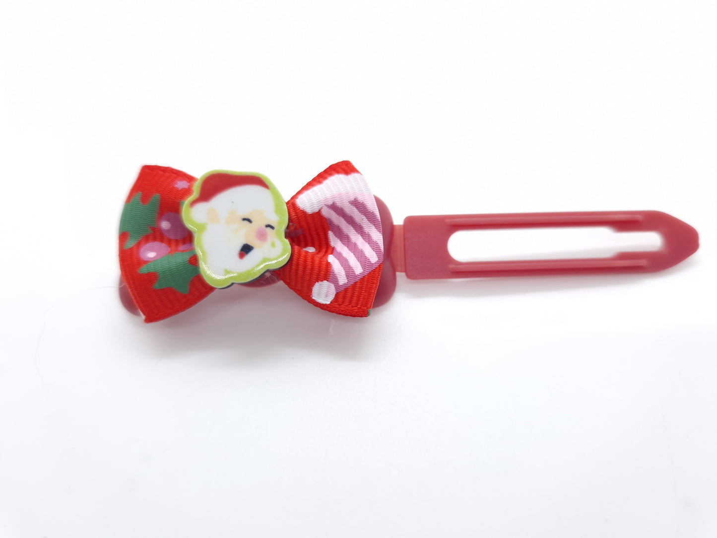 Christmas Soft Bows on 3.5cm & 4.5cm Clips