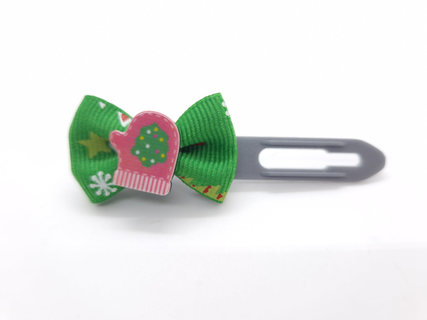 Christmas Soft Bows on 3.5cm & 4.5cm Clips