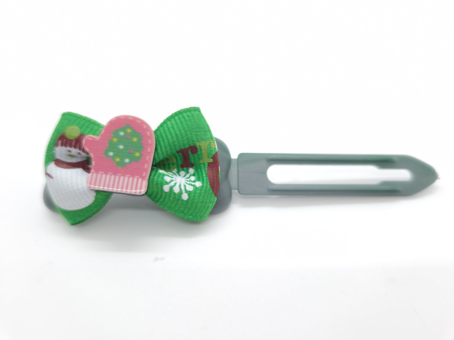 Christmas Soft Bows on 3.5cm & 4.5cm Clips