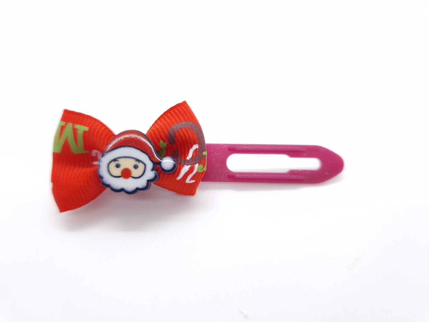 Christmas Soft Bows on 3.5cm  Clips