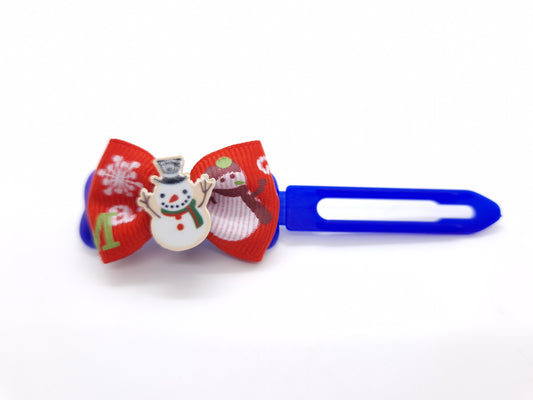 Christmas Soft Bows on 4.5cm  Clips