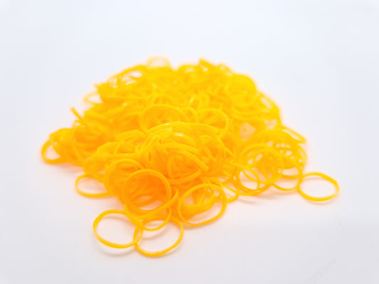 Orange Silikon-Haarknoten-Gummibänder