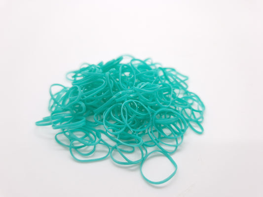 Grüne Silikon-Haarknoten-Gummibänder