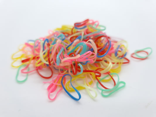 Mixed Collection 1  Silicone Top Knot Elastics