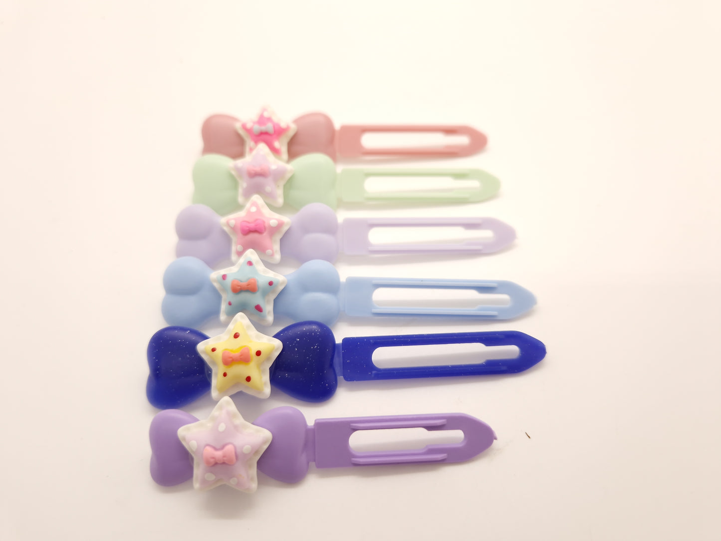 Star Barrette Novelty 3.5cm & 4.5cm clip