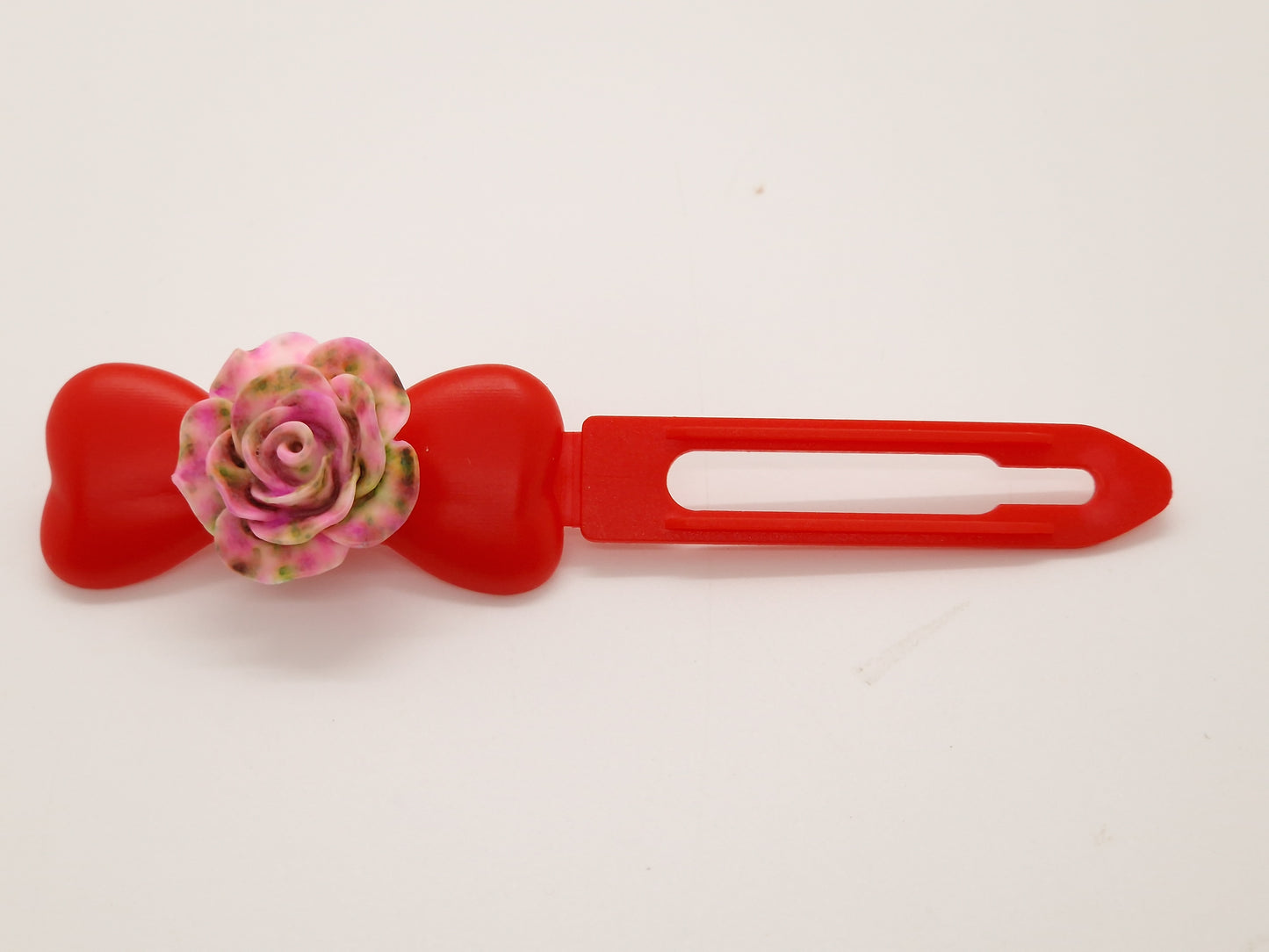 Splash Flower Barrette Novelty  4.5cm bow clip