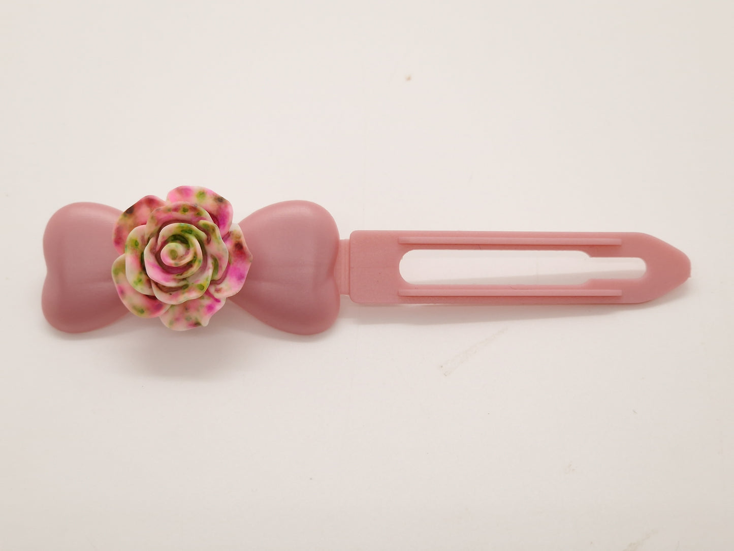 Splash Flower Barrette Novelty  4.5cm bow clip