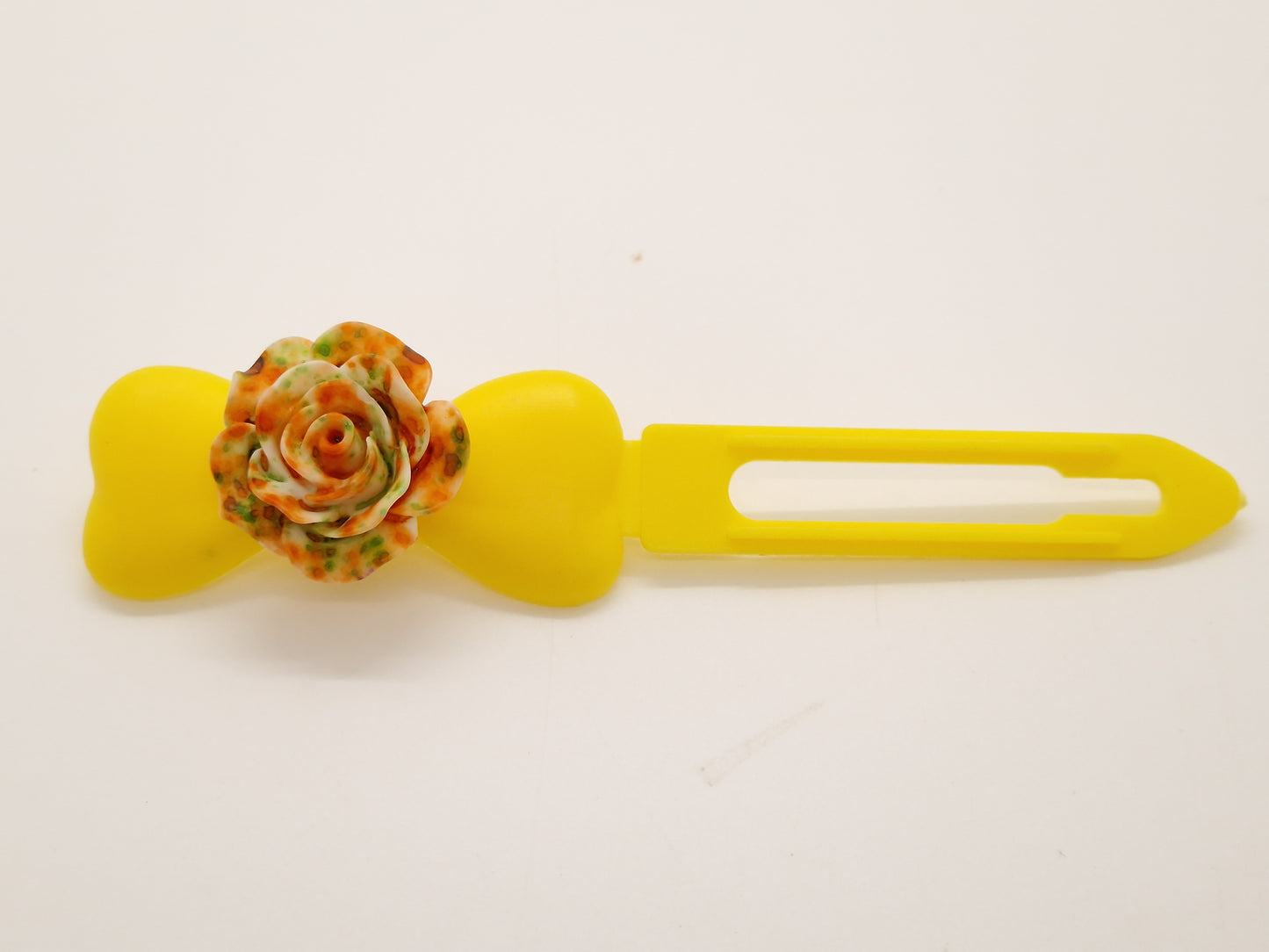 Splash Flower Barrette Novelty  4.5cm bow clip