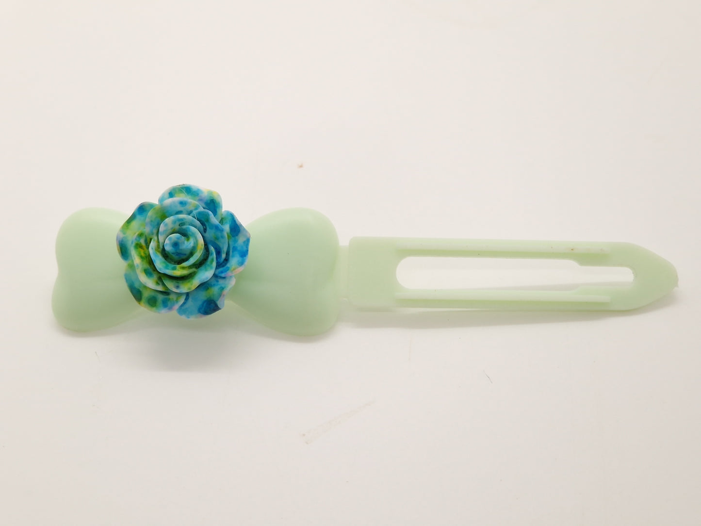 Splash Flower Barrette Novelty  4.5cm bow clip