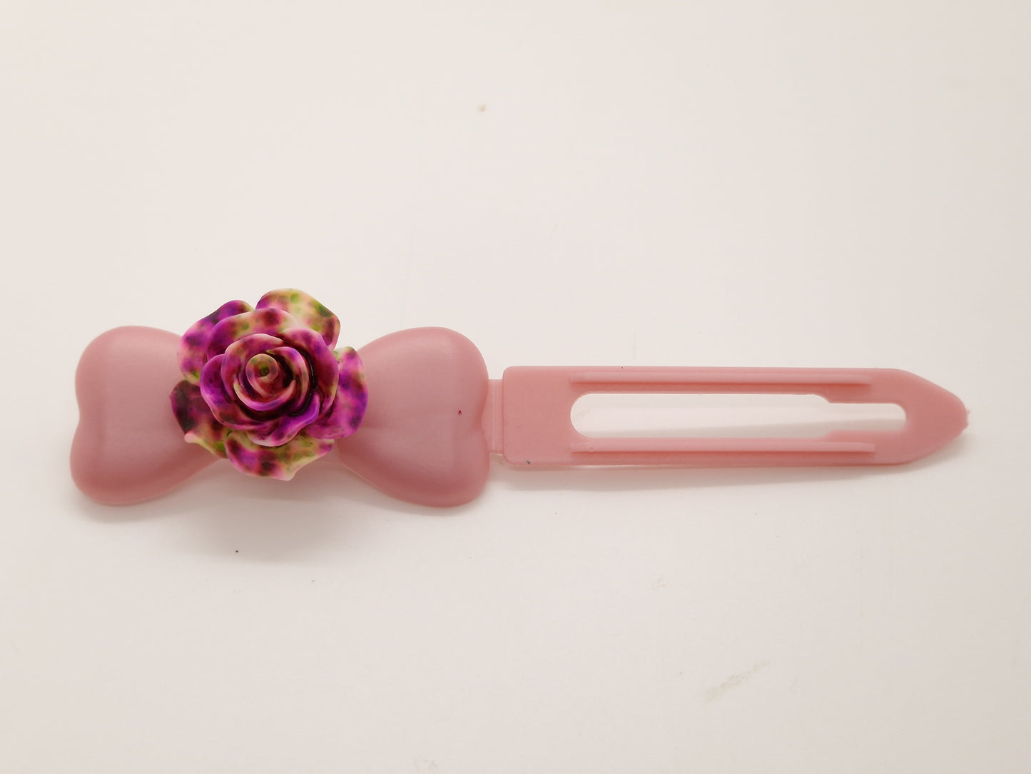 Splash Flower Barrette Novelty  4.5cm bow clip