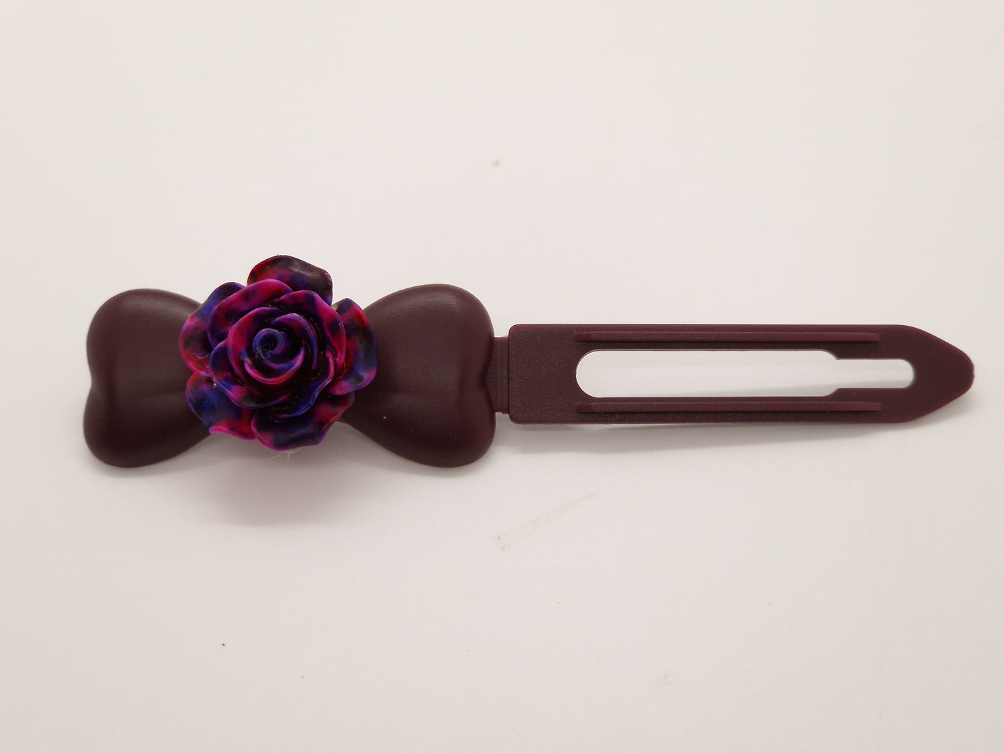 Splash Flower Barrette Novelty  4.5cm bow clip