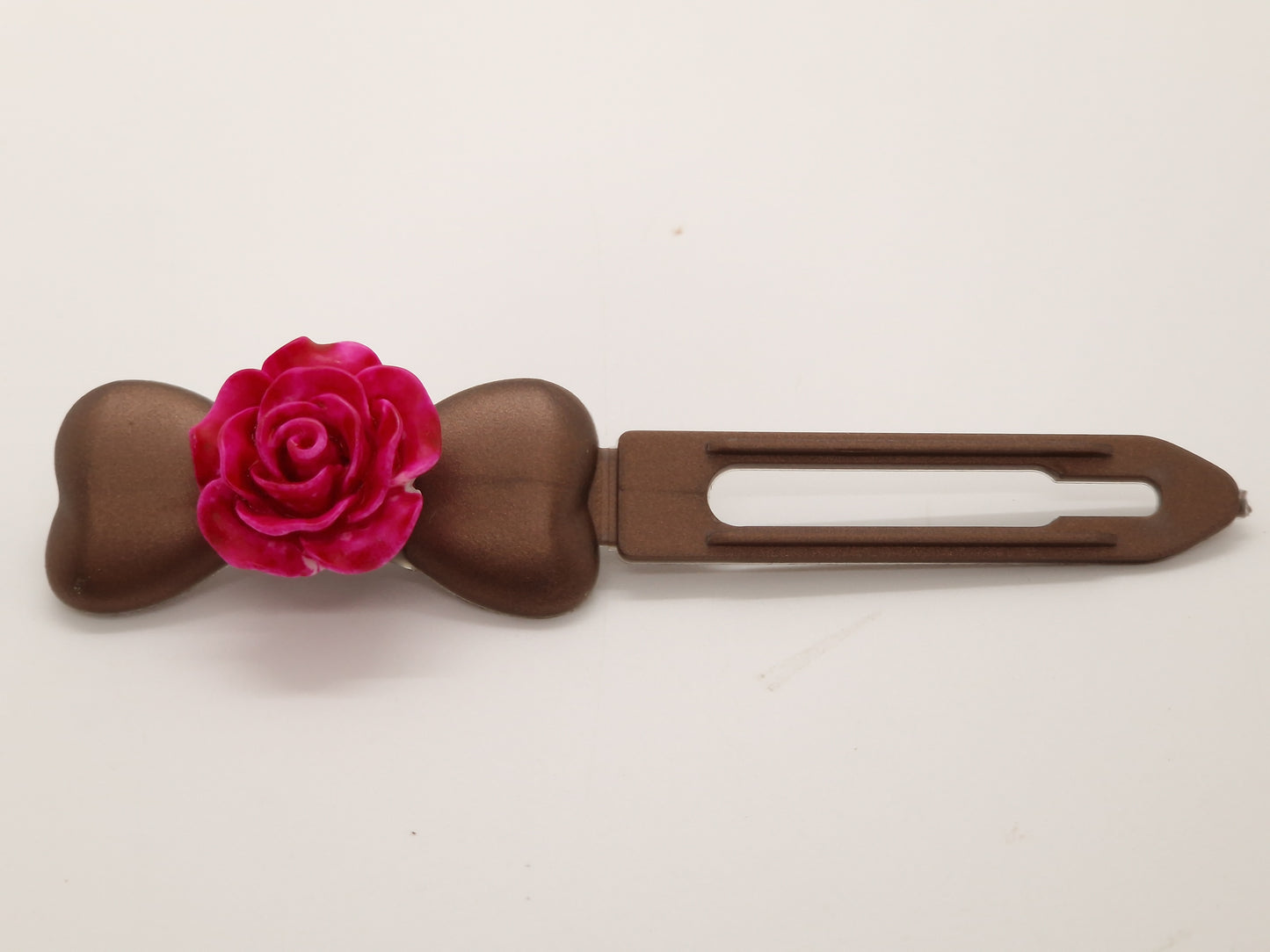 Splash Flower Barrette Novelty  4.5cm bow clip