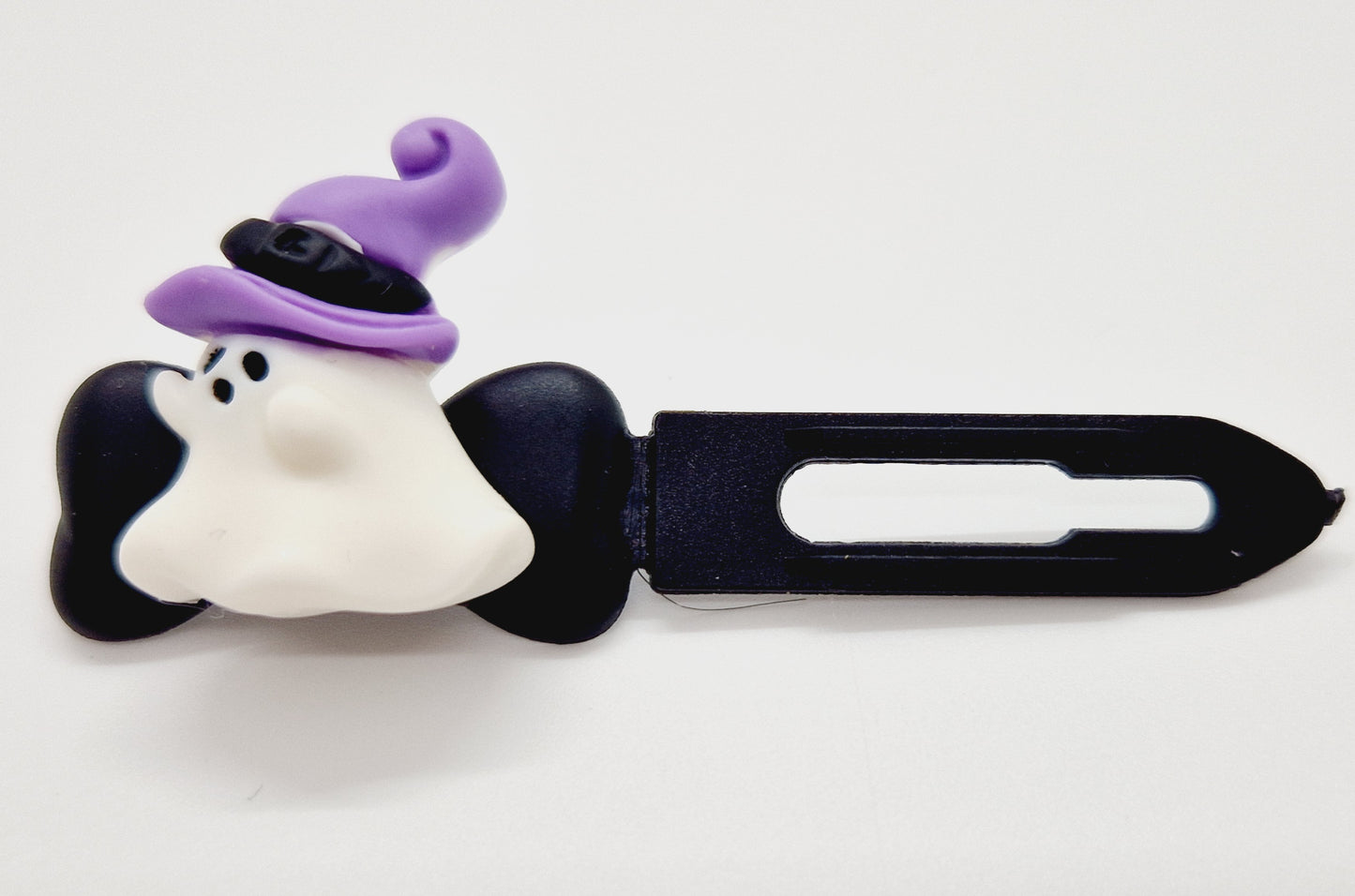 Halloween Ghost in Hat Barrette 4.5cm & 3.5cm Novelty clip