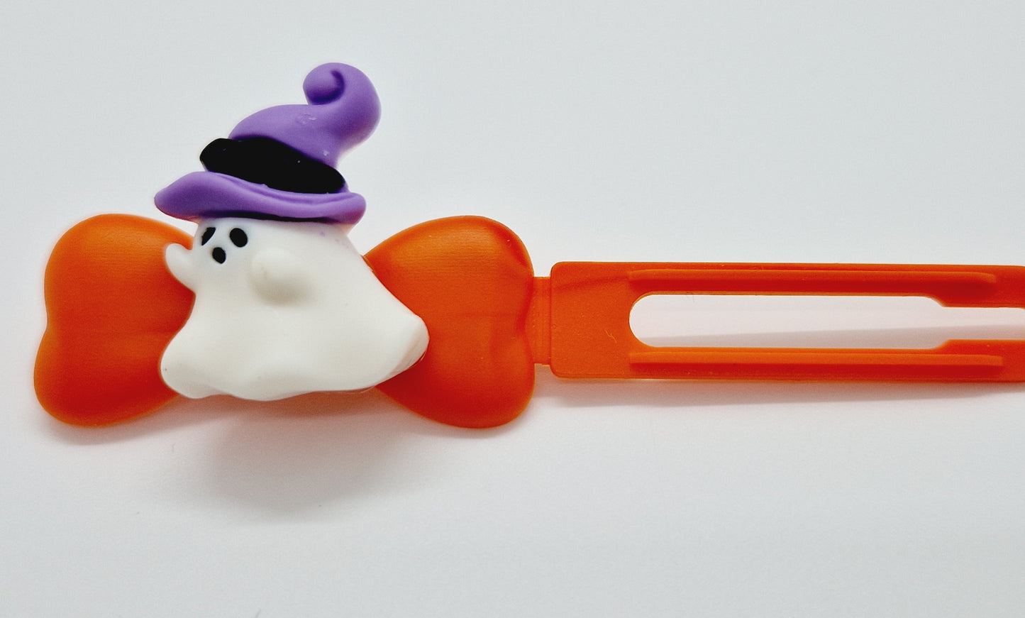 Halloween Ghost in Hat Barrette 4.5cm & 3.5cm Novelty clip