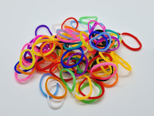 Mixed Rubber Top Knot Elastics