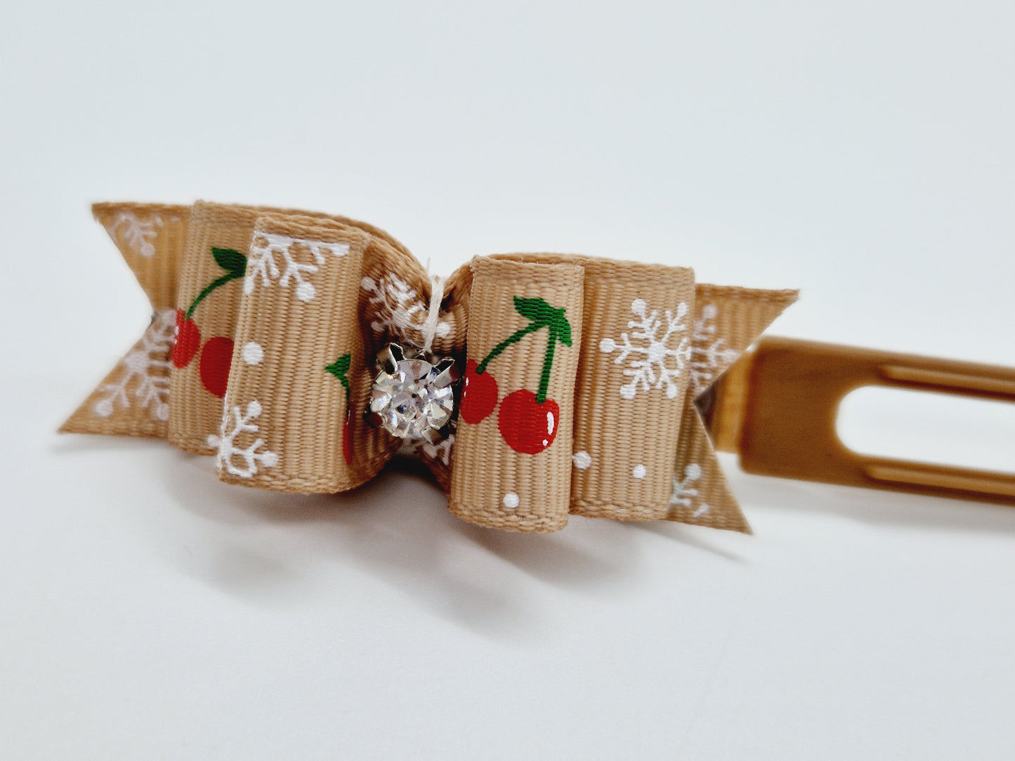 Christmas Soft Bow on 4.5cm Clip