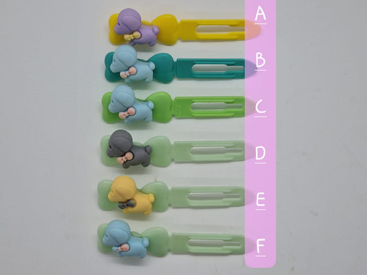 Puppy Barrette 3.5cm Novelty clip