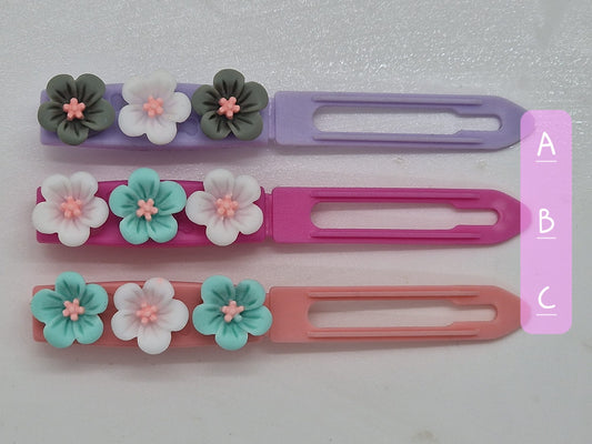 Cute daisy chain Barrette 4.5cm Novelty clip