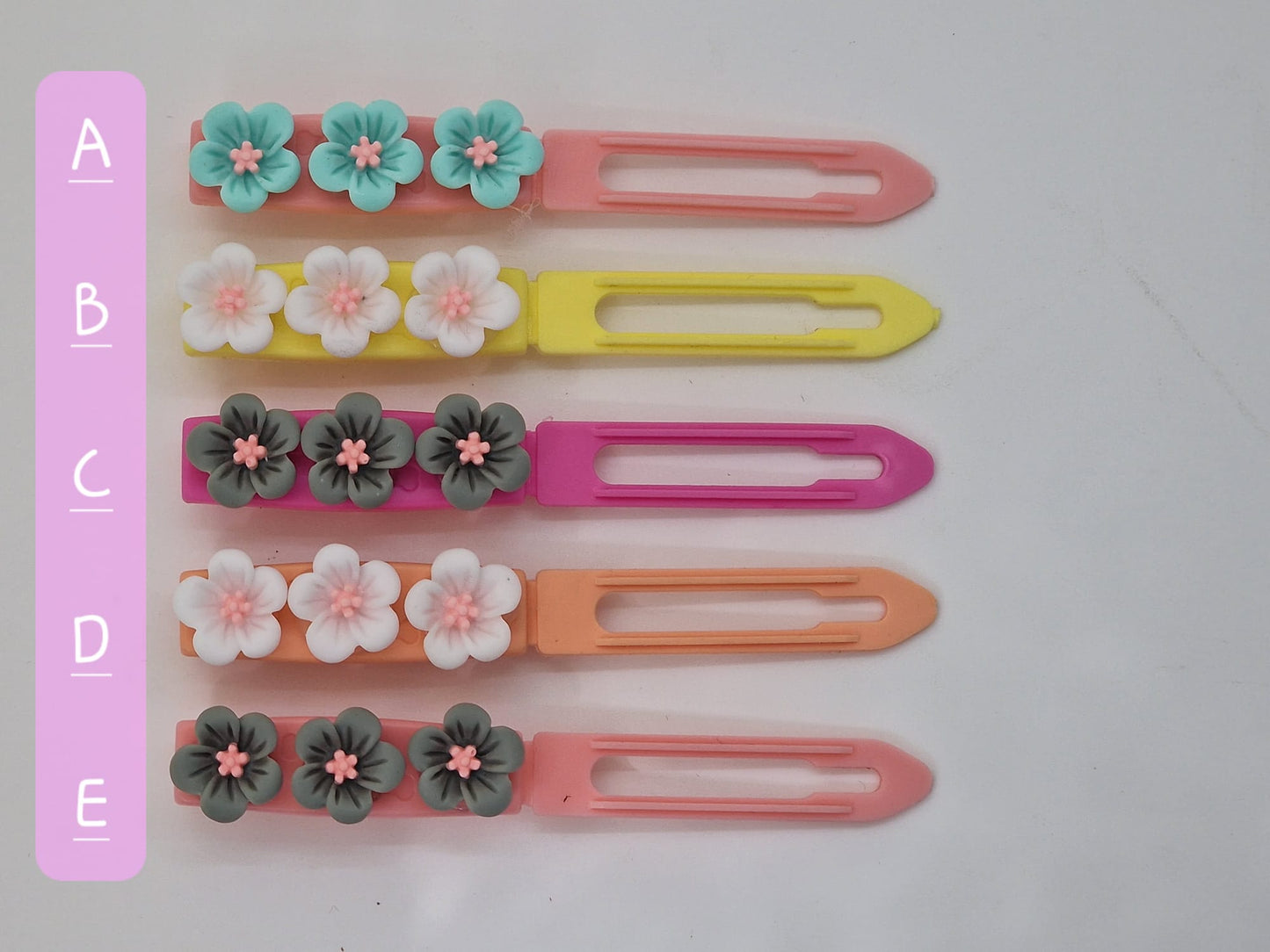 Cute daisy chain Barrette 4.5cm Novelty clip