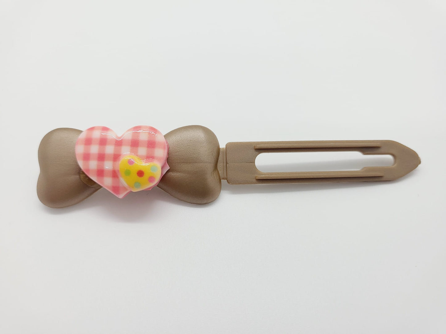 Valentine heart on 3.5cm & 4.5cm  Clips