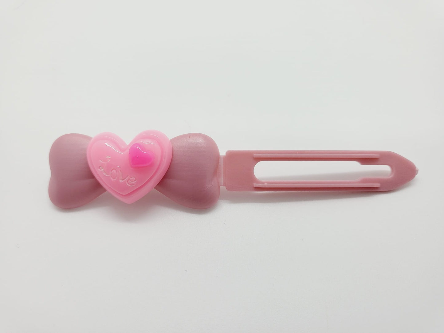 Valentine heart on 3.5cm & 4.5cm  Clips