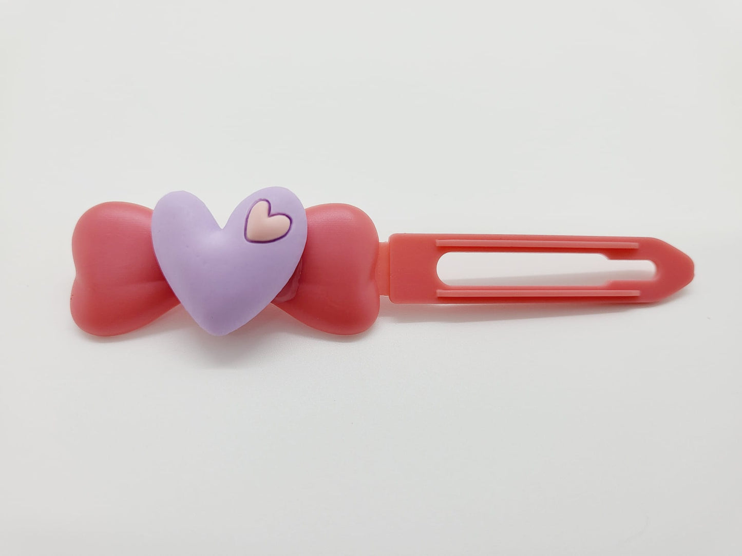 Valentine heart on 4.5cm Clips