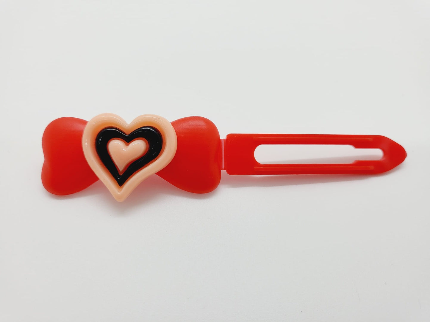 Valentine heart on 4.5cm Clips