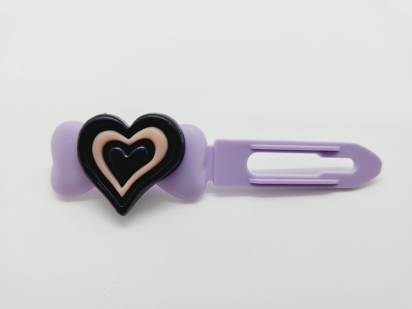 Valentine heart on 3.5cm Clips