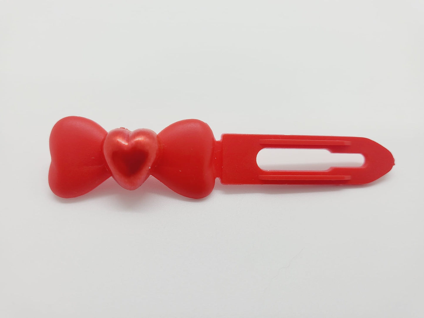 Valentine Pearl heart on 3.5cm Clips