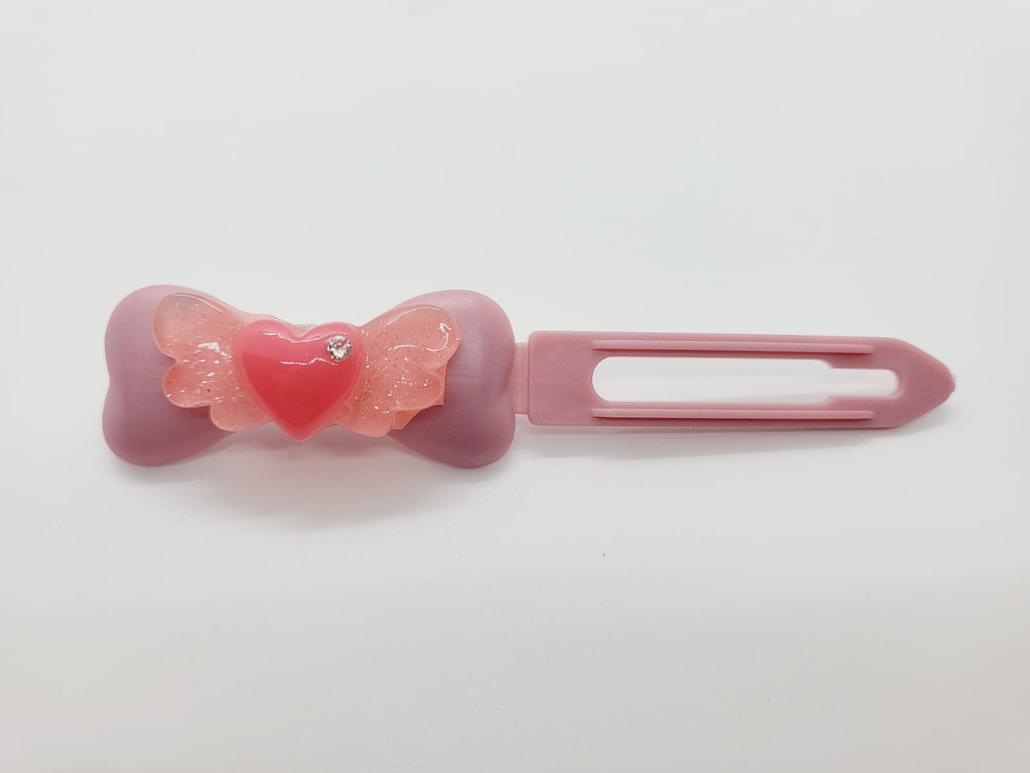 Valentine Winged heart on 4.5cm Clips